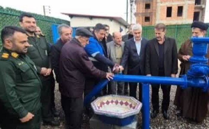 افتتاح دو طرح آبرسانی روستایی در چالوس