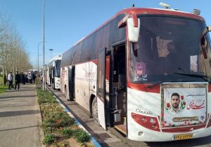 کاروان راهیان نور دانشجویی گیلان با ۱۶ اتوبوس