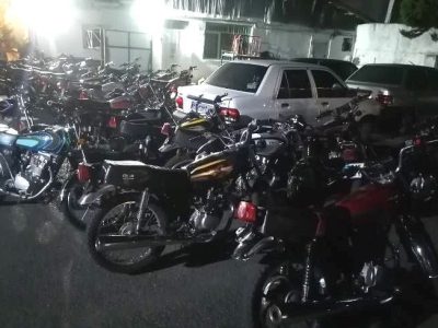 توقیف ۳۰ دستگاه خودرو و موتورسیکلت در رودسر