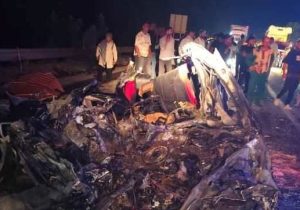 سبقت غیرمجاز علت تصادف خونین جاده قدیم امامزاده هاشم رشت