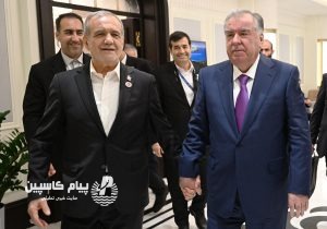 روایت رسانه تاجیکستانی از دیدار پزشکیان و رحمان؛ تأکید بر توسعه روابط