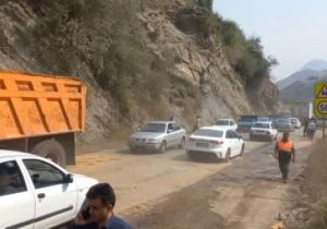 محور هراز در محدوده آب‌اسک بازگشایی شد