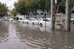 آبگرفتگی در معابر نوشهر / خسارت قابل توجهی مشاهده نشد