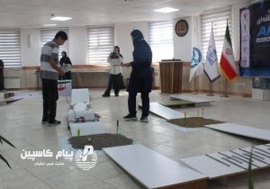 رقابت دانش آموزان ربات کار در قائم شهر